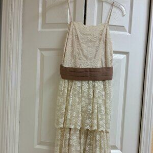 Vintage 70s lace dress